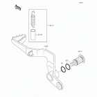 KX65 (KX65-AFF) Педаль тормоза