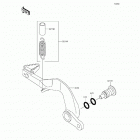 KX100 (KX100-FFF) Педаль тормоза