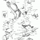 Ninja 1000 ABS (ZX1000MGF) Frame fittings(1  /  2)