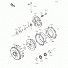 KX85 (KX85-CFF) Сцепление
