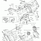 Ninja 1000 ABS (ZX1000MGF) Cowling(1  /  2)(center)