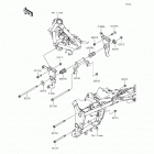 Ninja 300 ABS SE (EX300-BFS) Крепление двигателя