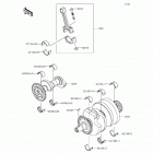 Ninja 300 ABS SE (EX300-BFS) Коленвал