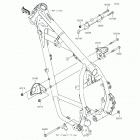 KL650 (KL650-EFF) Крепление двигателя