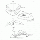Ninja 300 ABS SE (EX300-BFS) Decals(white)(bfs)