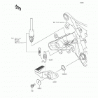 Ninja 650 (EX650-EFF) Педаль тормоза