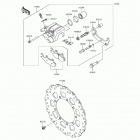 KL650 (KL650-EFF) Передний тормоз