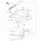 Ninja 300 ABS SE (EX300-BFS) Accessory(single seat cover)