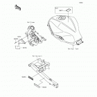 Ninja 300 ABS SE (EX300-BFS) Лейбл предостережения