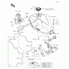 Ninja 300 ABS SE (EX300-BFS) Топливный бак