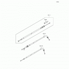 Ninja 300 ABS SE (EX300-BFS) Тросы управления