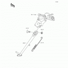 Ninja 650 (EX650-EFF) Подножка