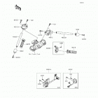 Ninja ZX-14R ABS  (30th) (ZX1400-FFFA) Руль