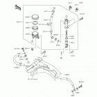 Ninja 650 (EX650-EFF) Задний торм цилиндр