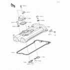 Ninja 650 (EX650-EFF) Крышка головки цилиндров