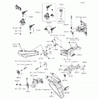 Ninja 650 ABS (EX650-FFF) Замок зажигания  /  замки  /  отражатели