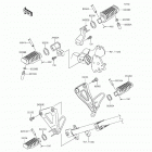 KL650 (KL650-EFF) Подножки
