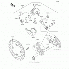 Ninja 650 (EX650-EFF) Задний тормоз