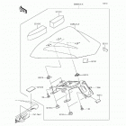 Ninja 650 (EX650-EFF) Accessory(single seat cover)