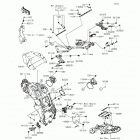 Ninja ZX-14R ABS  (30th) (ZX1400-FFFA) Рама ,крепежные детали