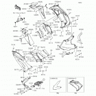 Ninja 650 ABS (EX650-FFF) Обтекатель нижний