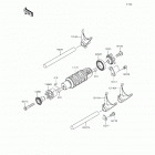 Ninja 650 ABS (EX650-FFF) Шестерни   /  вилки переключения