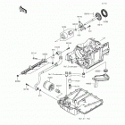 Ninja ZX-14R ABS  (30th) (ZX1400-FFFA) Масляный насос  /  масляный фильтр