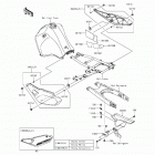 KL650 (KL650-EFF) Боковые крышки  /  крышка цепи