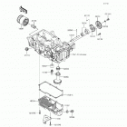 Ninja 300 ABS SE (EX300-BFS) Масляный насос  /  масляный фильтр