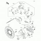 Ninja 650 ABS (EX650-FFF) Задний тормоз