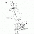Ninja ZX-14R (ZX1400-EFFA) Crankshaft  /  piston(s)