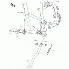 KL650 (KL650-EFF) Подножка