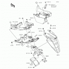 Ninja 650 ABS (EX650-FFF) Заднее крыло