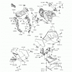Ninja ZX-14R ABS  (30th) (ZX1400-FFFA) Обтекатель нижний