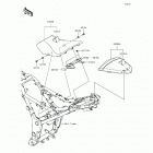 Ninja 300 ABS SE (EX300-BFS) Сидение