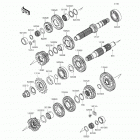 Ninja 650 ABS (EX650-FFF) Трансмиссия