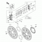 Ninja ZX-14R ABS  (30th) (ZX1400-FFFA) Передний тормоз