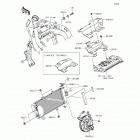 Ninja 650 (EX650-EFF) Радиатор