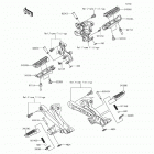 Ninja ZX-14R ABS  (30th) (ZX1400-FFFA) Подножки