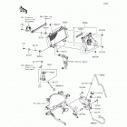 Ninja 300 ABS SE (EX300-BFS) Радиатор