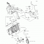 Ninja 650 ABS (EX650-FFF) Патрубки охлаждения