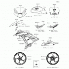 Ninja 300 ABS SE (EX300-BFSA) Decals(gray)(bfsa)