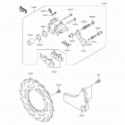 KL650 (KL650-EFF) Задний тормоз