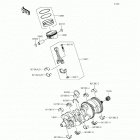 Ninja H2R (ZX1000-PFF) Crankshaft  /  piston(s)