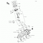 Ninja ZX-14R ABS  (30th) (ZX1400-FFFA) Crankshaft  /  piston(s)