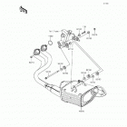 Ninja 650 (EX650-EFF) Глушитель