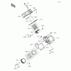 Teryx4 (KRT800-FGF) Цилиндр(ы) /  поршень