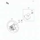 Mule 4000 (KAF620-PHF) Рулевое колесо