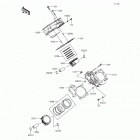 Teryx (KRF800-FGF) Цилиндр(ы) /  поршень