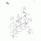 Mule 4000 (KAF620-PFF) Топливный бак